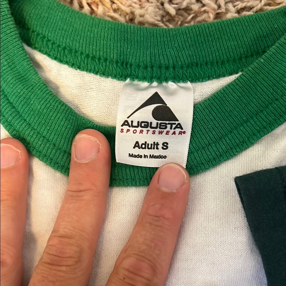 University of Illinois unofficial Sportswear Green and White Tee - Picture 2 of 5